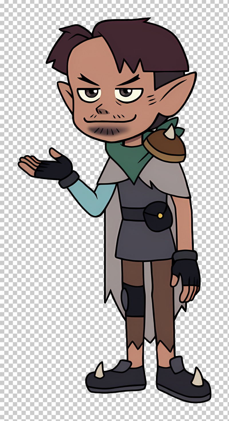 Matt Tholomule - Mischievous Elf Character With Gloves PNG