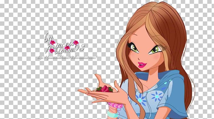 Flora Mythix Animation Fan Art PNG, Clipart, Animation, Anime, Barbie, Brown Hair, Character Free PNG Download