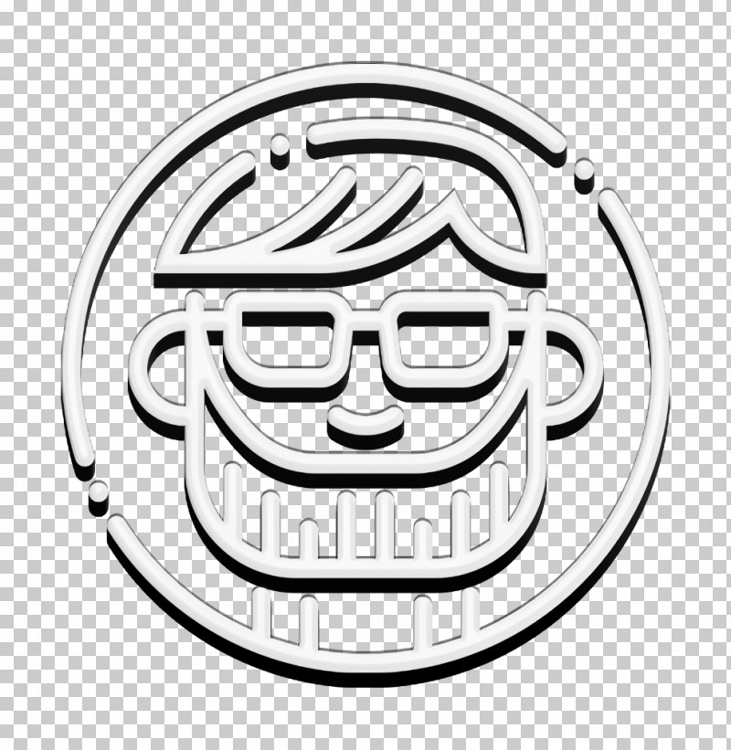 Avatars Icon Man Icon Beard Icon PNG, Clipart, Avatars Icon, Beard Icon, Blackandwhite, Cartoon, Circle Free PNG Download