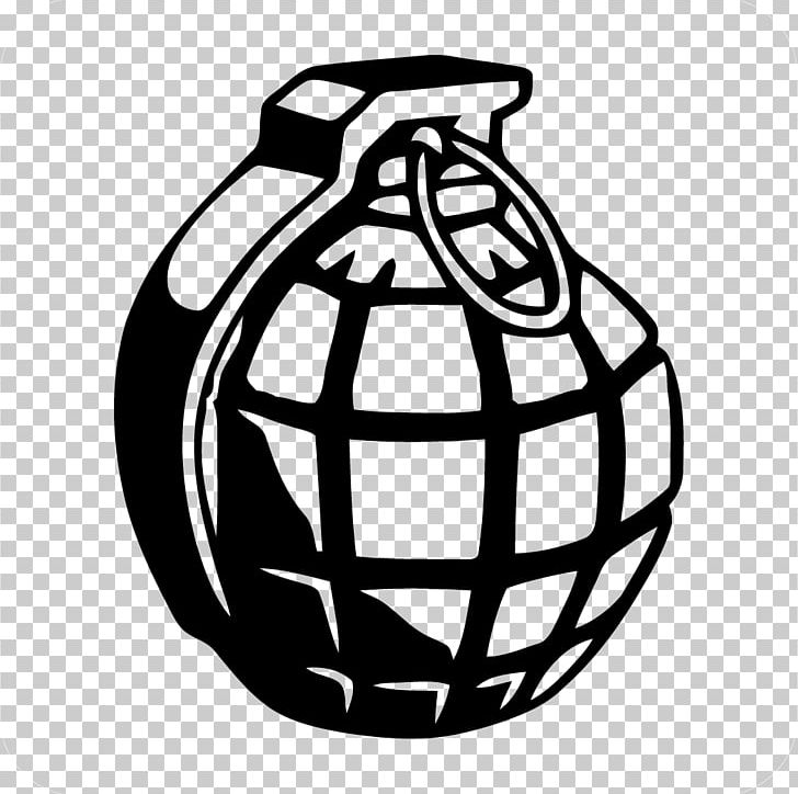 Car Grenade Decal Bomb Weapon PNG, Clipart, Black And White, Bomb, Bumper, Bumper Sticker, Car Free PNG Download
