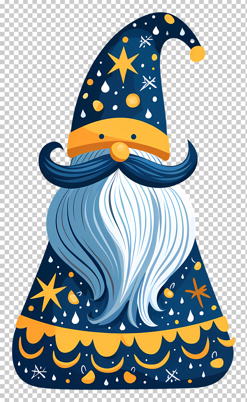 Orthodox New Year - Blue Wizard Gnome PNG