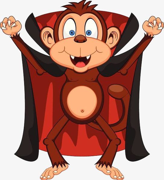 Vampire Monkey PNG, Clipart, Activities, Animal, Bananas, Body, Cartoon Free PNG Download