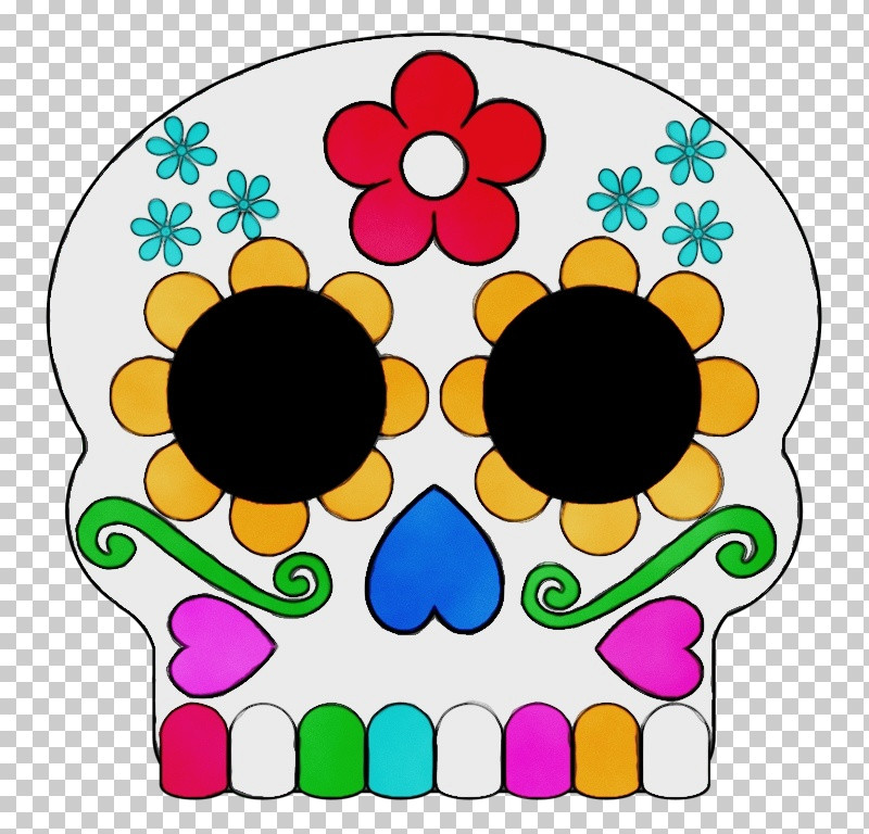 Skull Art PNG, Clipart, Calavera, Color, Coloring Book, David Lozeau, Day Of The Dead Free PNG Download