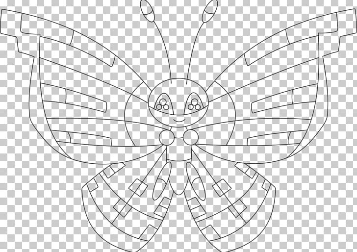 Pokémon X And Y Line Art Coloring Book Paper Character PNG, Clipart, Angle, Artwork, Black And White, Brush Footed Butterfly, Butterfly Free PNG Download