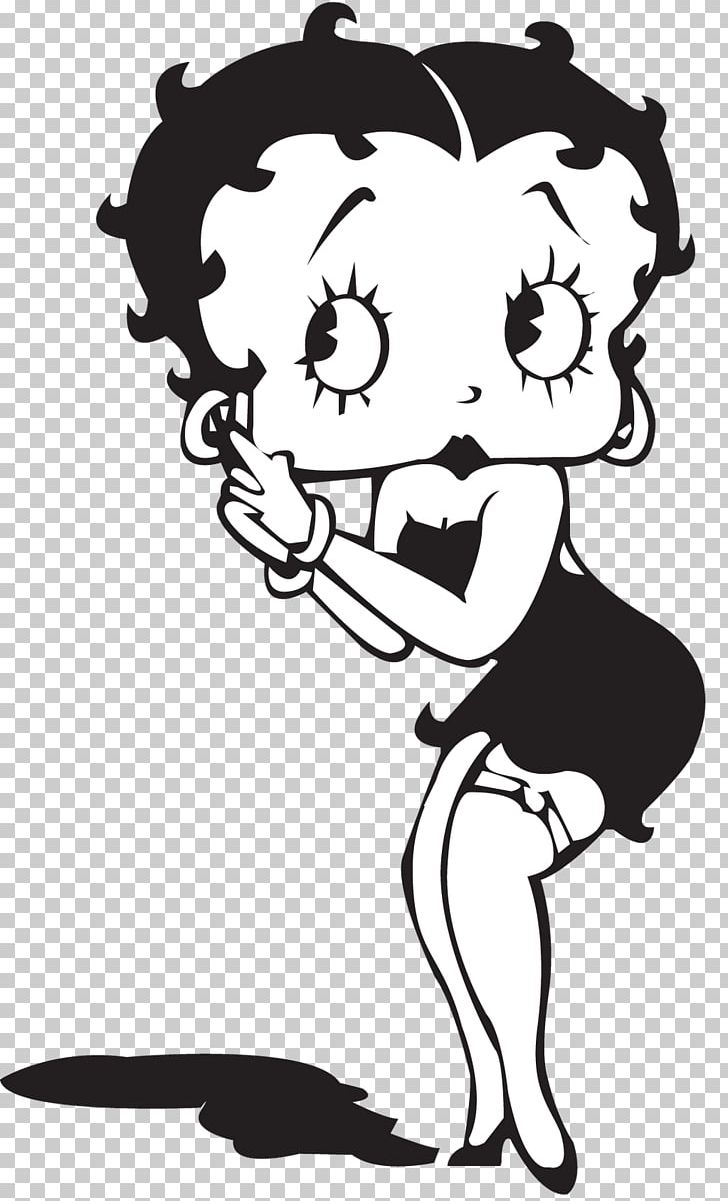 Betty Boop Art Logo PNG, Clipart, Artwork, Betty Boop, Black, Cartoon, Cdr Free PNG Download