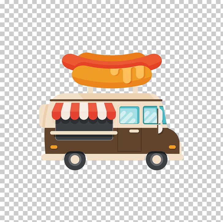 Hot Dog Hamburger Fast Food Food Truck PNG, Clipart, Brown, Cars, Cartoon, Clip Art, Dining Car Free PNG Download