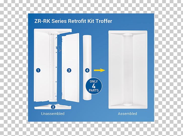 Troffer Retrofitting Light-emitting Diode LED Lamp PNG, Clipart, Angle, Brand, Cree Inc, Led Lamp, Light Free PNG Download