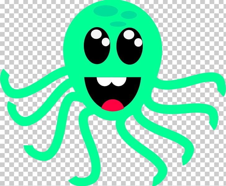 Octopus Green Smiley Line PNG, Clipart, Cartoon, Gravestone, Green, Happiness, Invertebrate Free PNG Download