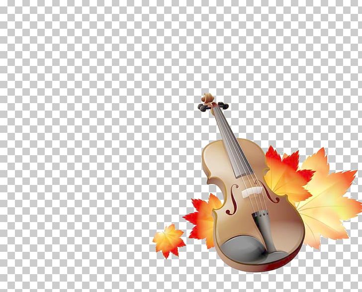 Violin Maple Leaf PNG, Clipart, Animation, Autumn, Autumn Leaf Color, Beautiful Violin, Bowed String Instrument Free PNG Download