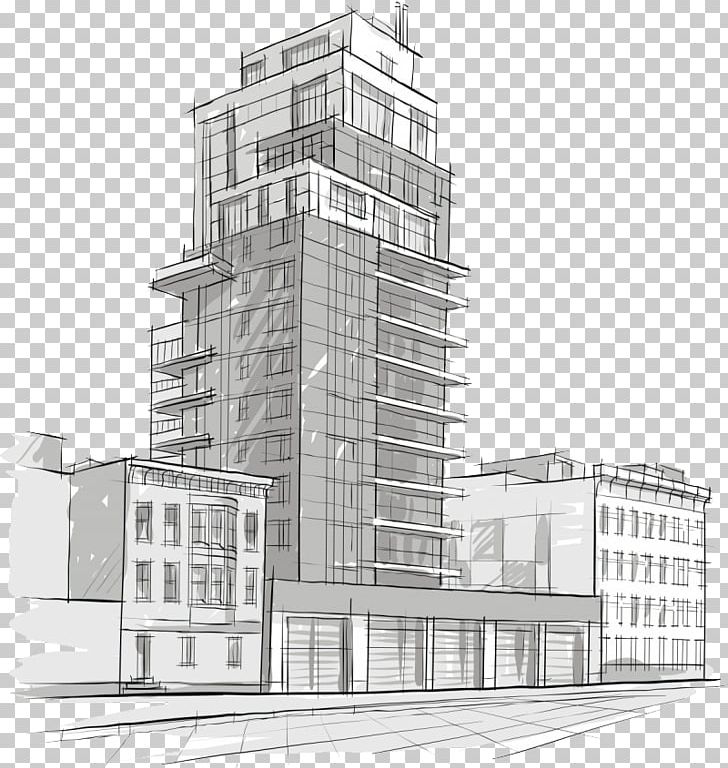 Architectural Drawing Architecture Sketch Building PNG, Clipart, Angle, Apartment, Architectural Drawing, Architectural Style, Architecture Free PNG Download