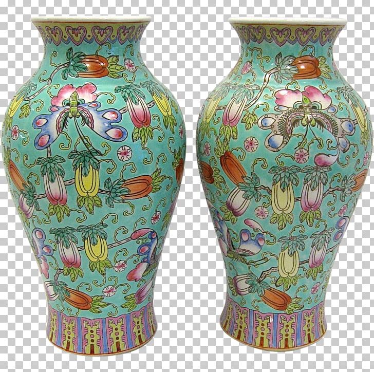 Ceramic Vase Urn Pottery Artifact PNG, Clipart, Artifact, Ceramic, Chinese, Flowers, Pair Free PNG Download