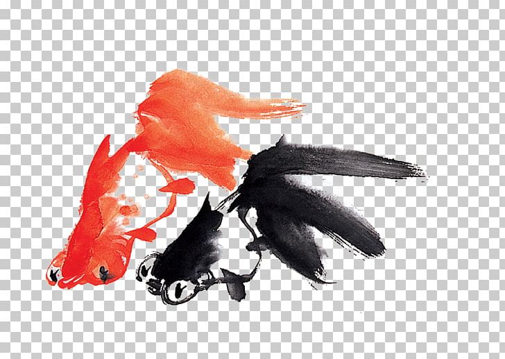 Koi Carassius Auratus Ink Wash Painting Fish PNG, Clipart, Animals, Aquarium Fish, Art, Carassius Auratus, Chinese Free PNG Download