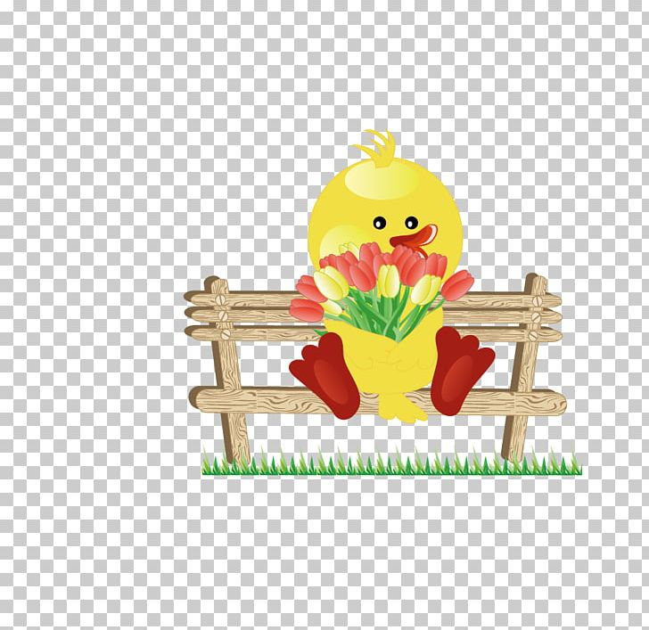 Animals Chicken Yellow Flowers PNG, Clipart, Animals, Bird, Cartoon, Chicken, Chicken Vector Free PNG Download