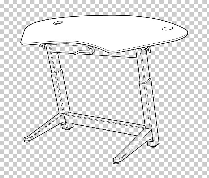 Standing Desk Computer Desk Sit-stand Desk PNG, Clipart, Angle, Black And White, Chair, Compute, Computer Free PNG Download
