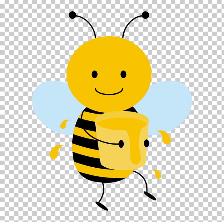 Honey Bee For Scrapbooks PNG, Clipart, Art, Artwork, Bee, Cartoon, Drawing Free PNG Download