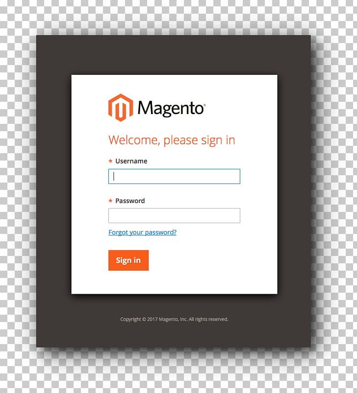 Magento Login Front And Back Ends Password Installation PNG, Clipart, Amazon Web Services, Brand, Forget Password, Form, Front And Back Ends Free PNG Download