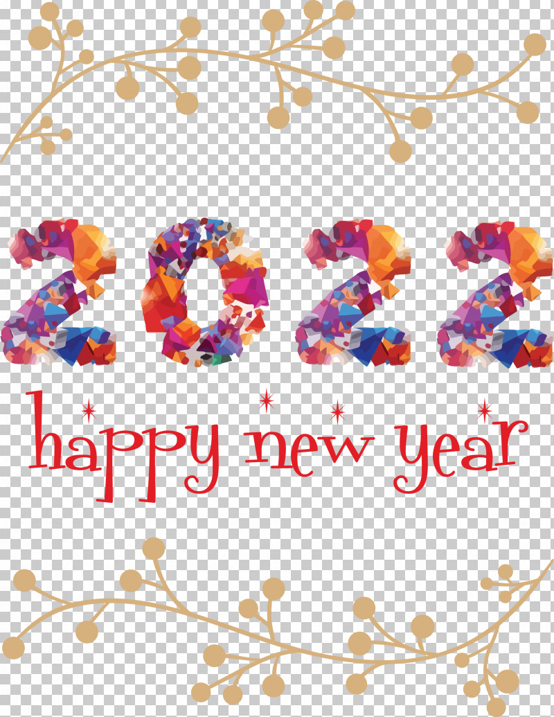 2022 Happy New Year 2022 2022 New Year PNG, Clipart, Floral Design, Geometry, Human Body, Jewellery, Line Free PNG Download