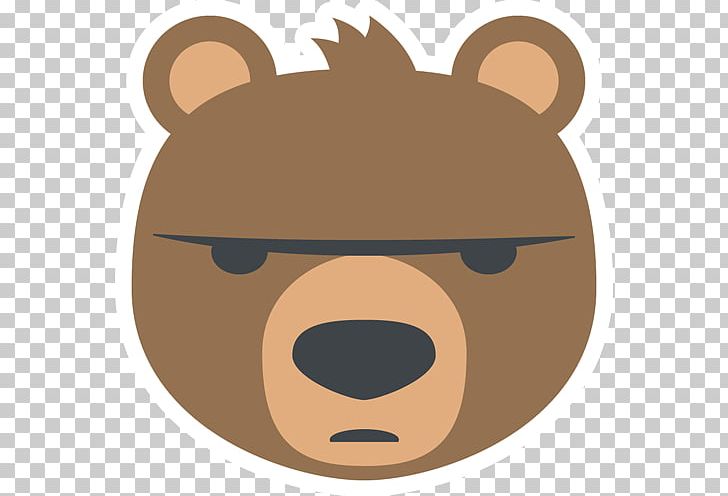 Bear Emoji Emoticon Sticker PNG, Clipart, Animals, Bear, Carnivoran, Cartoon, Cat Like Mammal Free PNG Download
