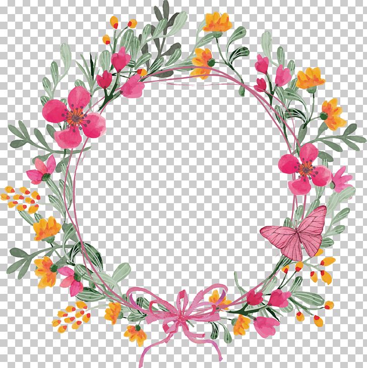 Flower Garland PNG, Clipart, Branch, Circle, Cut Flowers, Decor, Decorative Patterns Free PNG Download