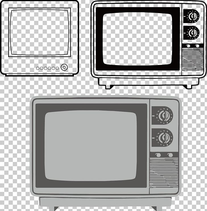 Television Set Electronics Daytime Television PNG, Clipart, Appliance , Background Vector, Black, Black Hair, Black White Free PNG Download