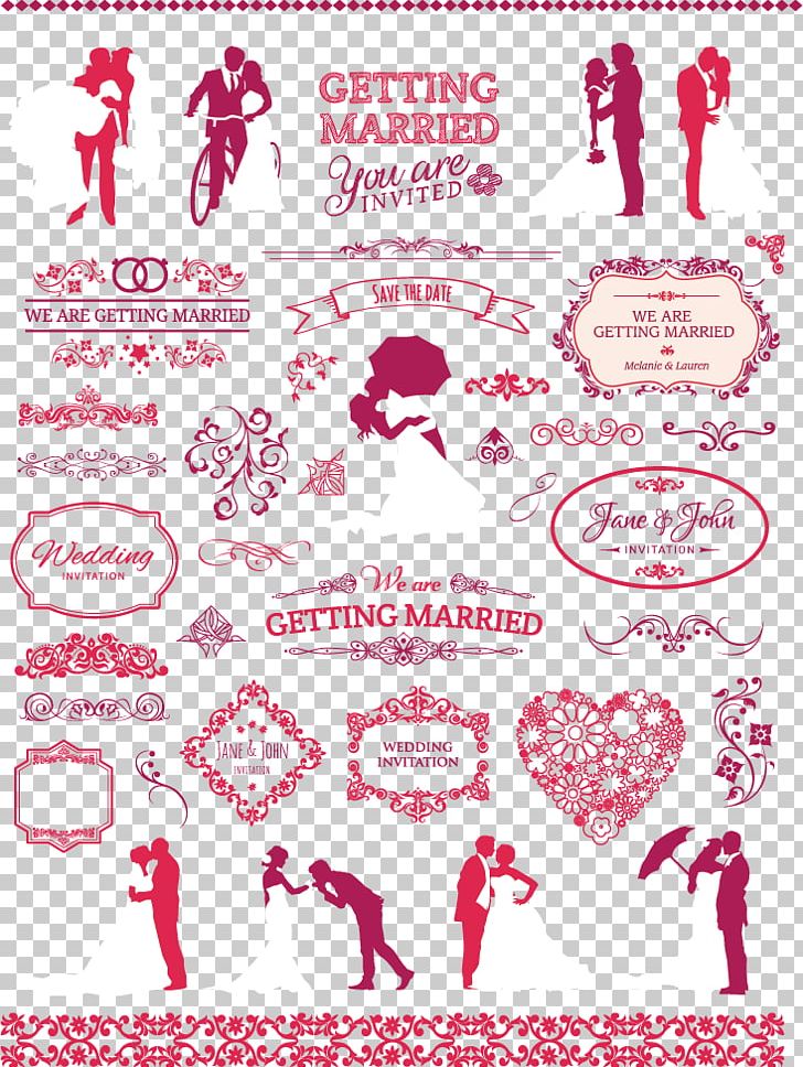 Wedding Invitation PNG, Clipart, Bride, Bride And Groom, Clip Art, Creative Wedding, Design Free PNG Download