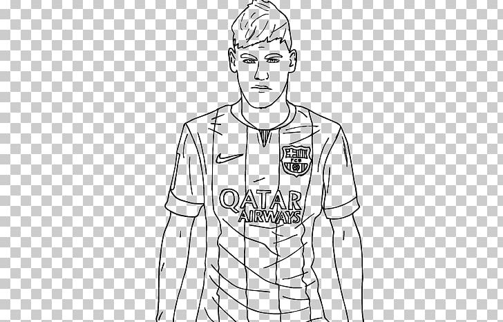 Paris Saint-Germain F.C. Football Player Coloring Book Drawing PNG, Clipart, Angle, Arm, Black, Cartoon, Face Free PNG Download