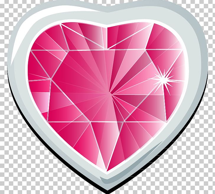 Gemstone Heart Diamond PNG, Clipart, Circle, Color, Crystal, Diamond, Diamond Border Free PNG Download