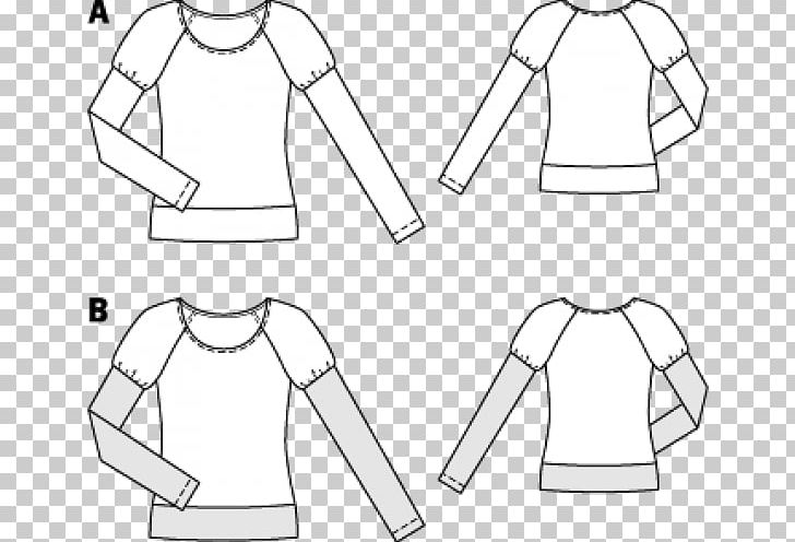 Pattern Sleeve Dress Sketch Seam PNG, Clipart, Angle, Area, Arm, Artwork, Black And White Free PNG Download