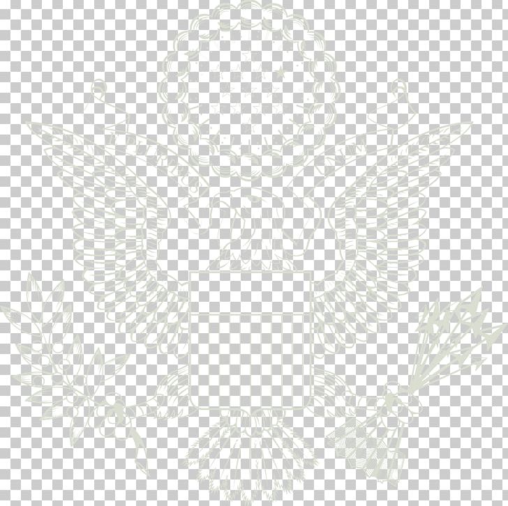 White United States Bird Character Textile PNG, Clipart, Bird, Bird Of Prey, Black And White, Character, Circle Free PNG Download