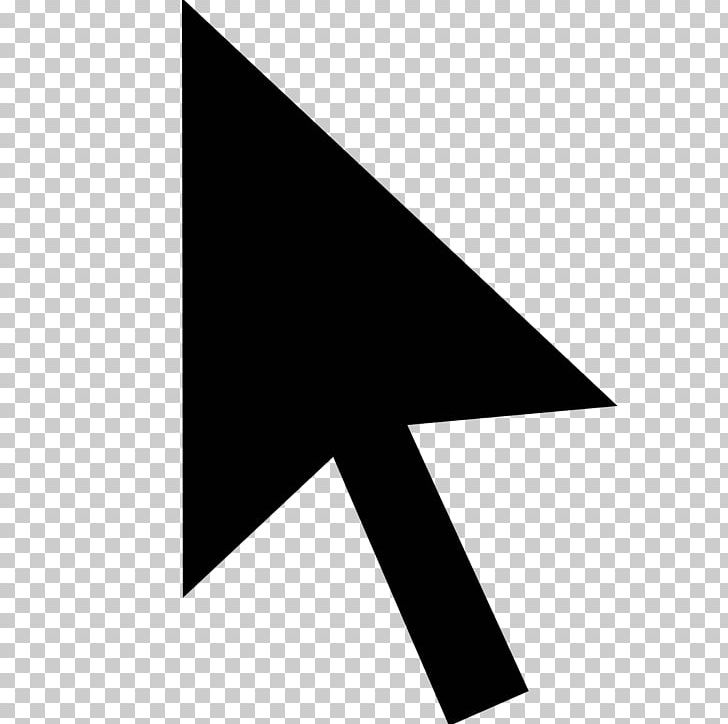 black mouse pointer icon