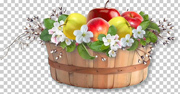 Food Gift Baskets Floral Design Png Clipart Anime Apple