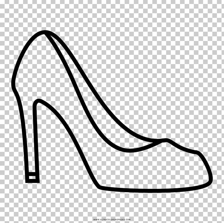 High-heeled Shoe Drawing Coloring Book Absatz PNG, Clipart, Absatz, Area, Ausmalbild, Black, Black And White Free PNG Download
