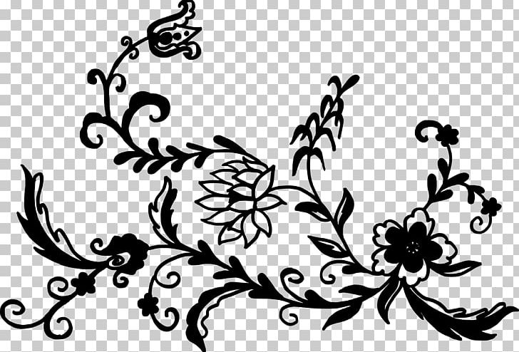 Flower Art Ornament PNG, Clipart, Art, Artwork, Black, Branch, Encapsulated Postscript Free PNG Download