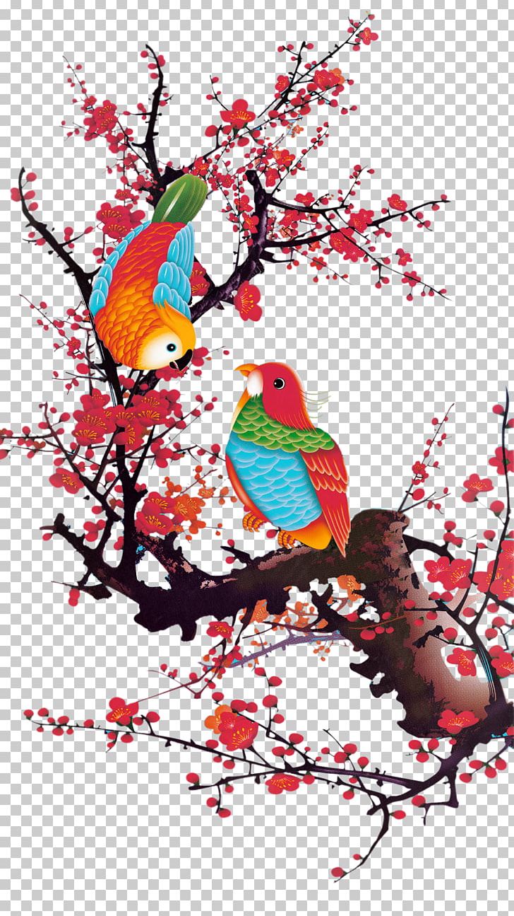 Bird Abziehtattoo Decal Sticker PNG, Clipart, Animals, Art, Autumn Tree, Beak, Branch Free PNG Download
