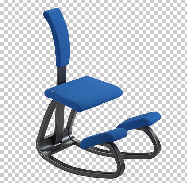 Kneeling Chair Varier Furniture AS Office & Desk Chairs PNG, Clipart, Angle, Blue, Chair, Comfort, Electric Blue Free PNG Download