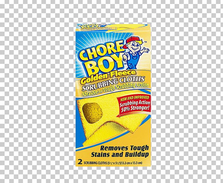 Chore Boy Golden Fleece Scrubbing Cloth PNG, Clipart, Cleaning, Food, Household, Household Cleaning Supply, Junk Food Free PNG Download