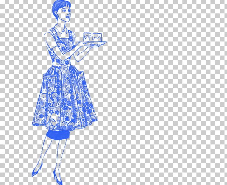 Apron Cuisine Vintage Clothing Smock-frock Pattern PNG, Clipart, Art, Blue, Clothing, Costume, Costume Design Free PNG Download