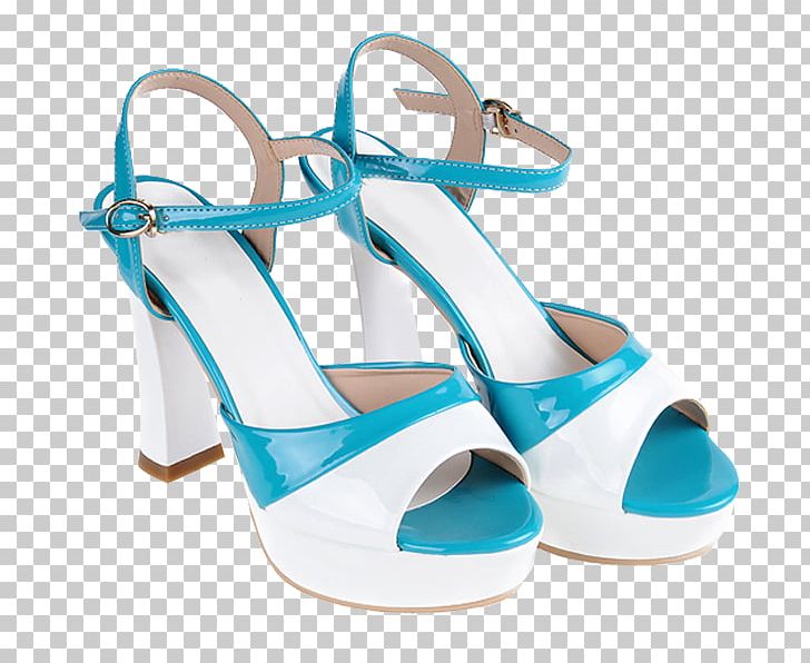 Sandal Shoe High-heeled Footwear PNG, Clipart, Azure, Basic Pump, Blue, Clothing, Designer Free PNG Download