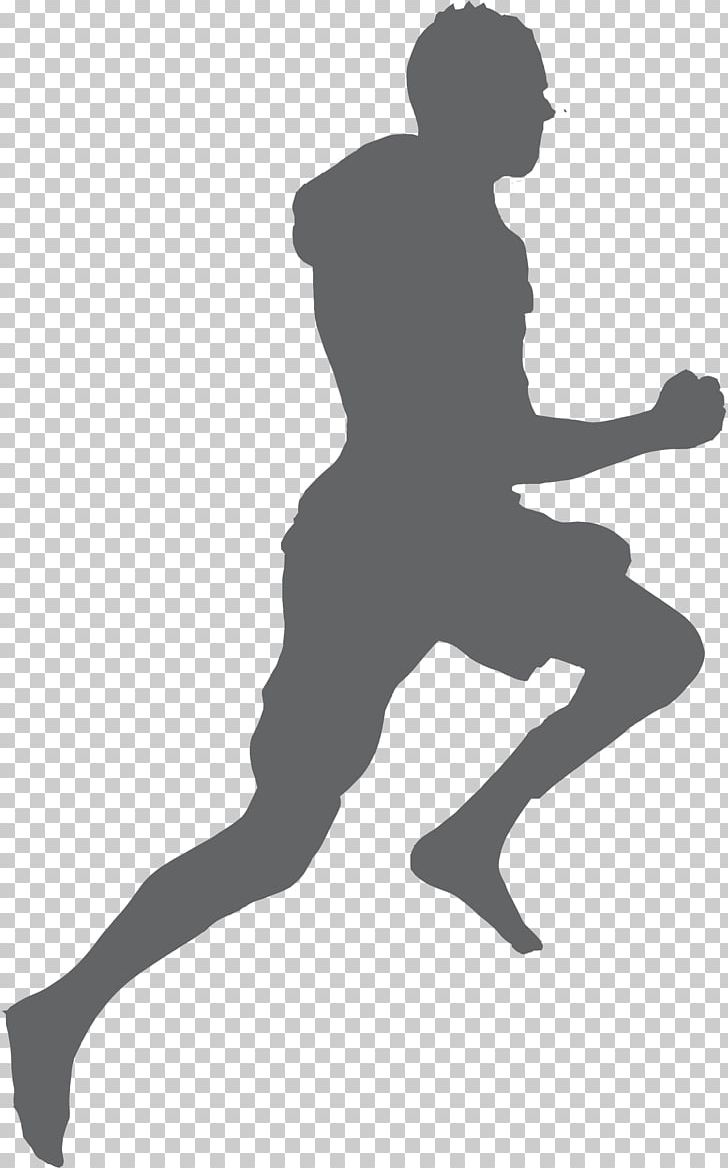 Silhouette Running PNG, Clipart, Animals, Arm, Black, Black And White, Dance Free PNG Download