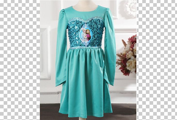 Elsa Cocktail Dress Nightgown Sleeve PNG, Clipart, Aqua, Blue, Cartoon, Clothing, Cocktail Dress Free PNG Download