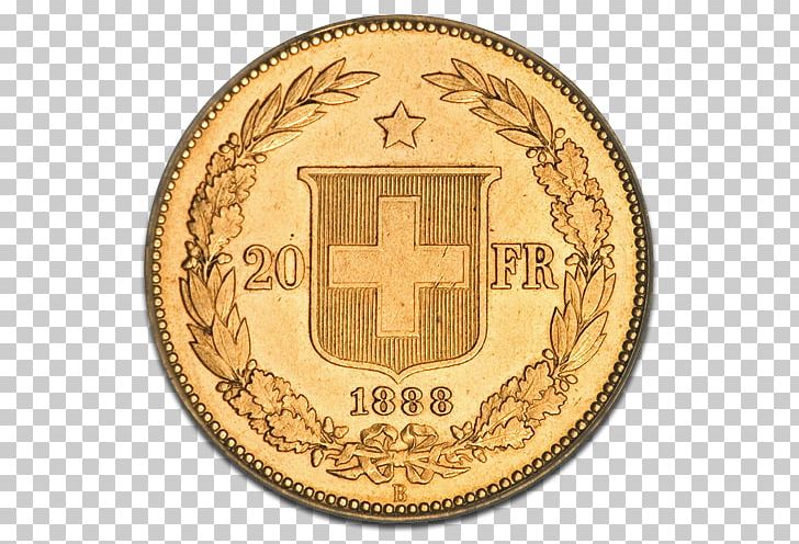 Gold Coin Switzerland Gold Coin Helvetia PNG, Clipart, Brass, Circle, Coin, Copper, Currency Free PNG Download