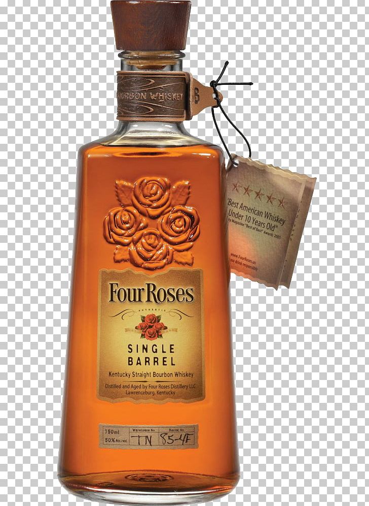 Bourbon Whiskey Distilled Beverage Four Roses Single Barrel Whiskey PNG, Clipart, Barrel, Beer, Bottle, Bottle Shop, Bourbon Whiskey Free PNG Download