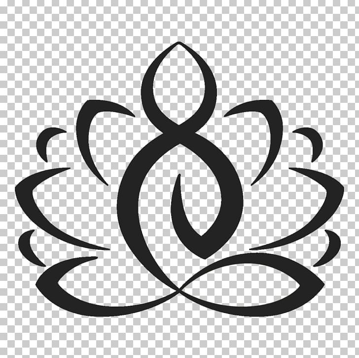 Nelumbo Nucifera Wall Decal Lotus Position Zen Buddhist Symbolism PNG, Clipart, Black And White, Brand, Buddhism, Buddhist Symbolism, Circle Free PNG Download