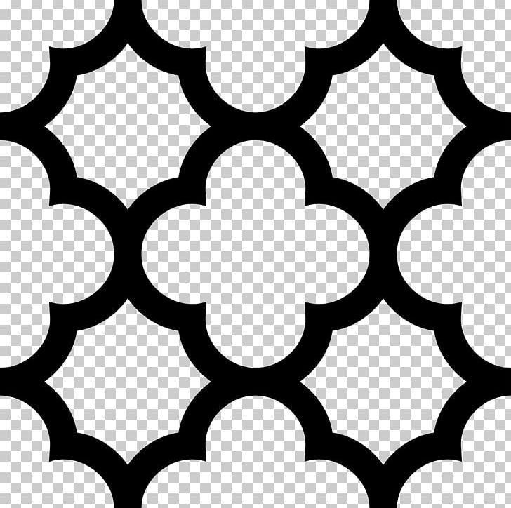 Tile Moroccan Architecture PNG, Clipart, Black, Black And White, Circle, Clip Art, Line Free PNG Download