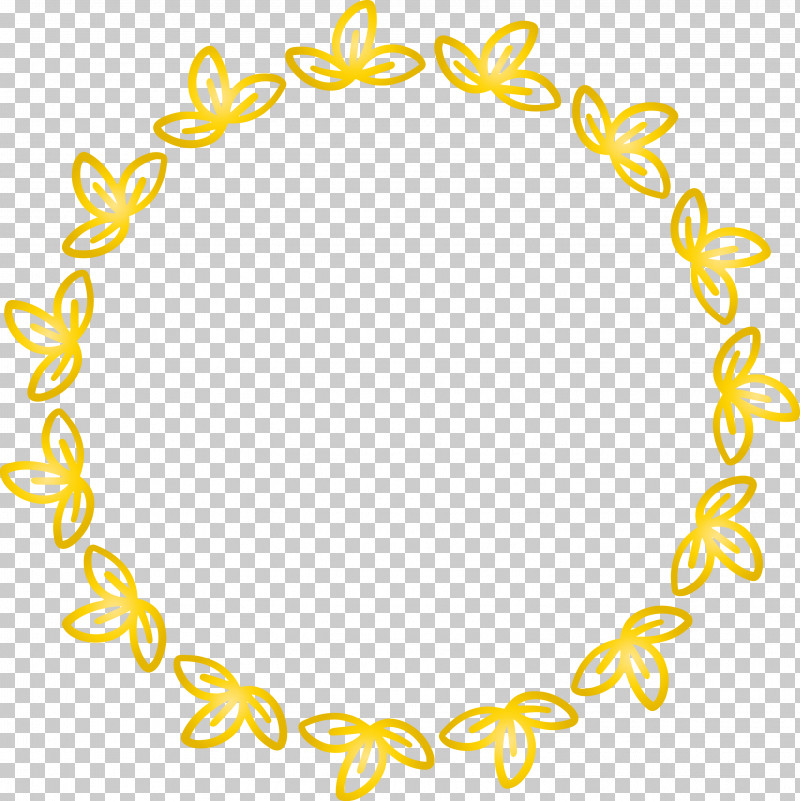 Floral Frame Flower Frame Monogram Frame PNG, Clipart, Circle, Floral Frame, Flower Frame, Monogram Frame, Yellow Free PNG Download