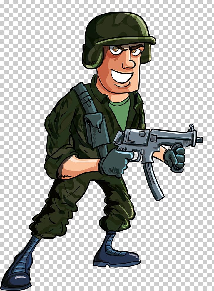 Soldier Cartoon Firearm Machine Gun PNG, Clipart, Arm, Arms, Army, Army Soldiers, Cartoon Arms Free PNG Download