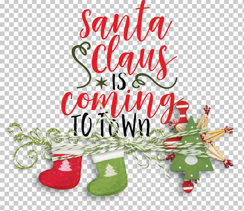 Santa Claus Is Coming Santa Claus Christmas PNG, Clipart, Black, Christmas, Christmas Day, Christmas Ornament, Christmas Tree Free PNG Download