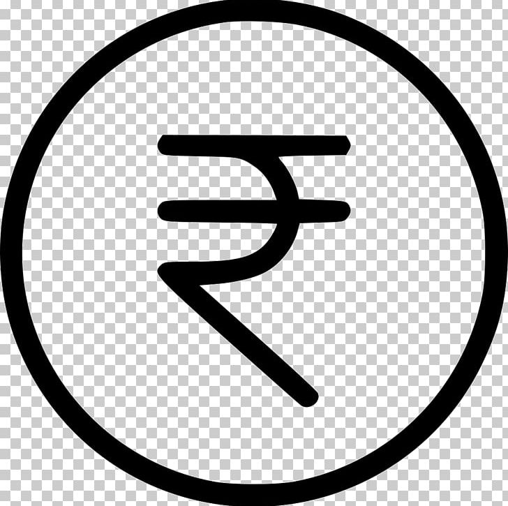 Indian Rupee Sign PNG, Clipart, Area, Arrow, Black And White, Cdr, Circle Free PNG Download