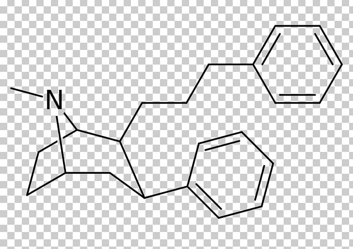 Troparil Phenyltropane Dichloropane WIN 35428 Chemical Compound PNG, Clipart, Analog, Angle, Area, Black, Black And White Free PNG Download