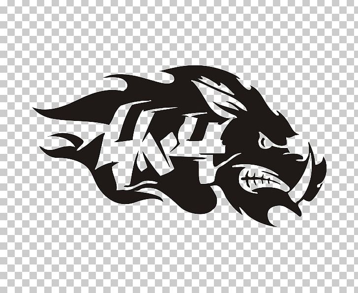 Wild Boar Car Sticker Off-road Vehicle Adhesive PNG, Clipart, 4 X, Adhesive, Black, Black And White, Bumper Sticker Free PNG Download